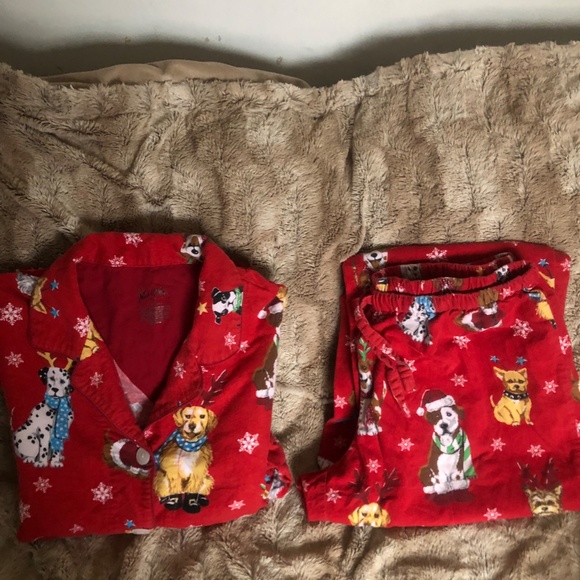 REDUCED-NICK&NORA VINTAGE REINDOGS HOLIDAY PJS,RARE PLUS SZXXL VERY EUC NO FLAWS - Picture 11 of 14